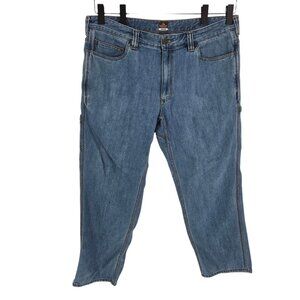 Ridgecut tough wear mens size 40x30 medium wash blue denim carpenter jeans